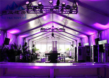 Wyczyść Przejrzysty namiot imprezy na świeżym powietrzu, aluminiowa rama Duże namioty na wesela