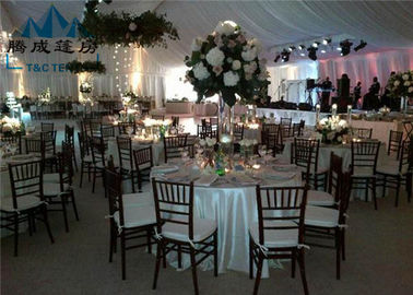 Przezroczysta pokrywa PCV Zewnętrzne namioty imprezy Wybieralny rozmiar na ceremonię ślubną