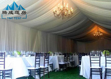20 * 30M namiotów weselnych dla imprez firmowych przezroczystych dachów z wytłoczonym aluminium