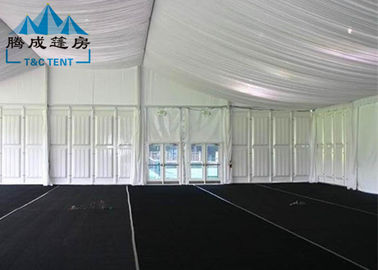 Biały kolor Heavy Duty Party namiot, odporny na wiatr Łatwy montaż Marquee Tent Ślub