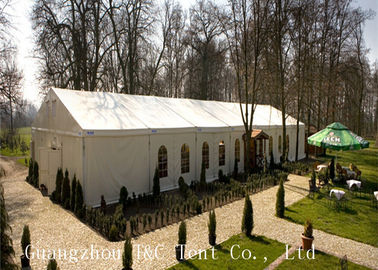 Luxury Rust Proof Wedding Party namiot Łatwa konserwacja z białym PVC Coat Fabric