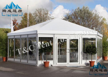 Odporne na promieniowanie UV Duże namioty do imprez na świeżym powietrzu Przezroczysta pokrywa aluminiowa