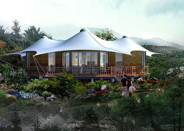 Namiot na zewnątrz namiotu Bell Luxury z aluminiową strukturą profilu