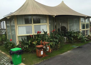 Namiot hotelowy Clear Wall Geodesic Dome dla domu wystawowego i turystycznego