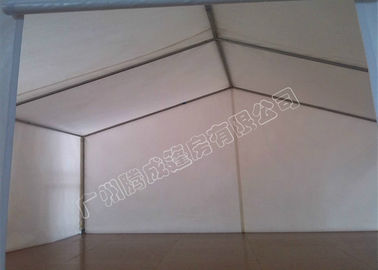 3x6m Białe namioty tymczasowe powlekane poliestrem z silnymi słupami dla zdarzenia / parkingu / dużego magazynu