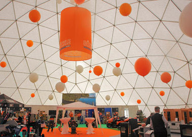 Zewnętrzna stal aluminiowa Q235 Przezroczysty przezroczysty dach Łatwy w instalacji namiot Geo Dome