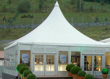 Luksusowy ręczny dekorujący PVC ogród Wysoki Wysoki pagodowy namiot z baldachimem na wydarzenie