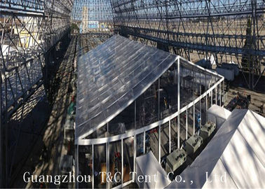 Wyczyść PVC Namioty zewnętrzne ze stopu aluminium zewnętrzne 25x30m dla ponad 500 osób