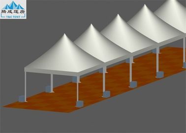 Biały dach duży namiot magazynowy, aluminiowa rama kolorowa ściana z PVC Pagoda Altanka na festiwal