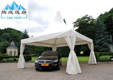 Namiot namiotowy ze stopu aluminium biały z PCV 8x8M, namiot na zewnątrz europejski styl
